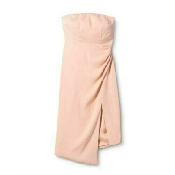 Women's Cushnie Blush Strapless Dress Size 8 - Picture 3 of 6